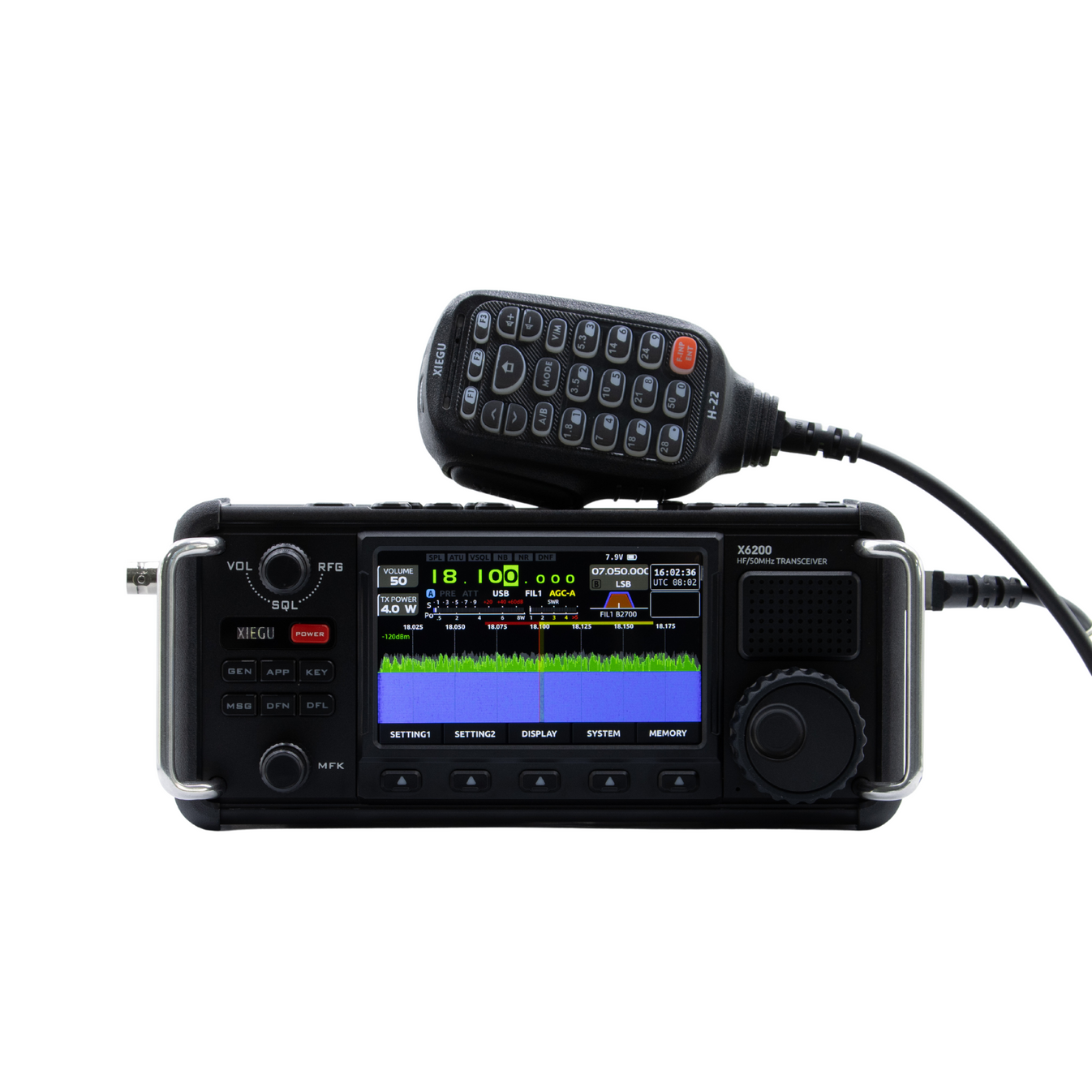Xiegu X6200 HF/50MHz Portable SDR Transceiver Xiegu Radio