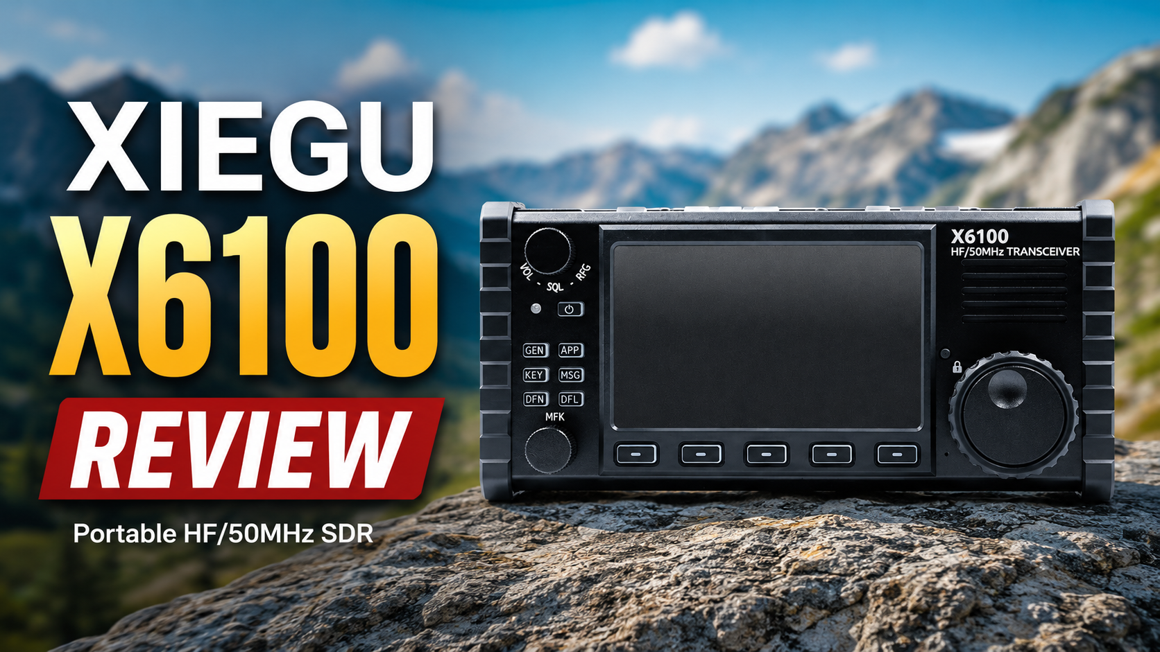 Load video: Xiegu G90 Beginner's Guide